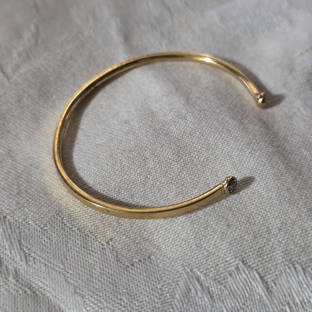 Monica Vinader Diamond Essential Cuff - Picture 3 of 15